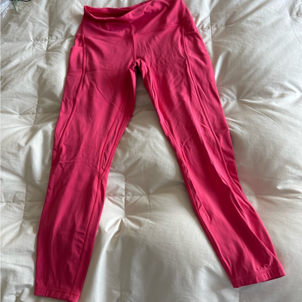 Vibrant Pink Lululemon Align Leggings